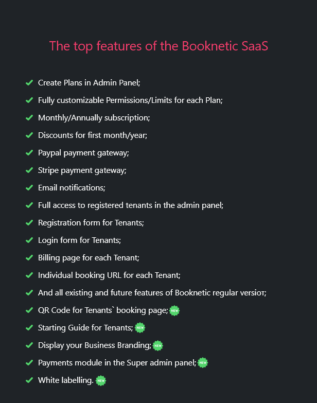 Booknetic SaaS - sistema de agendamento e reserva de compromissos WordPress