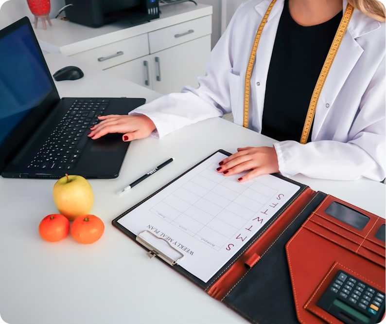 Flujo de reservas para nutricionistas con Booknetic