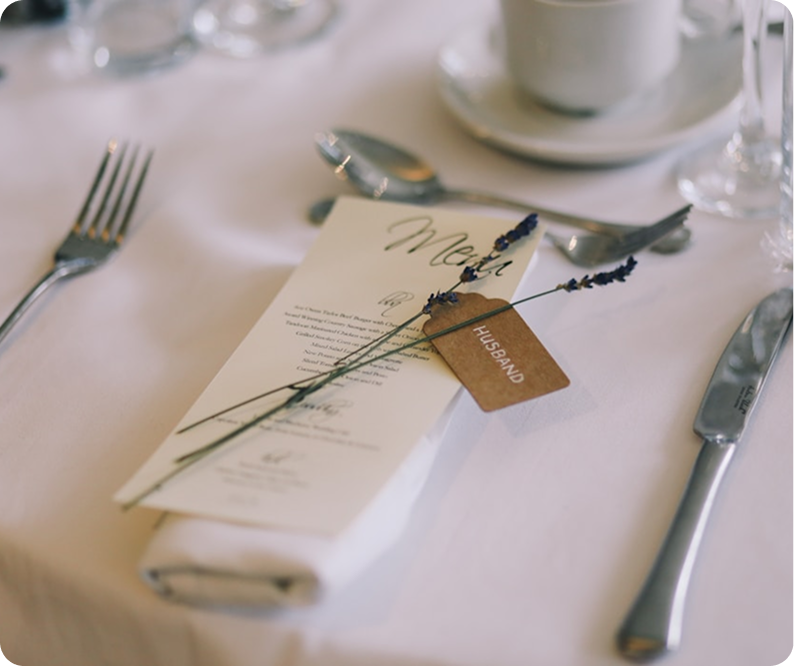 Flujo de reservas de planificación de bodas con Booknetic