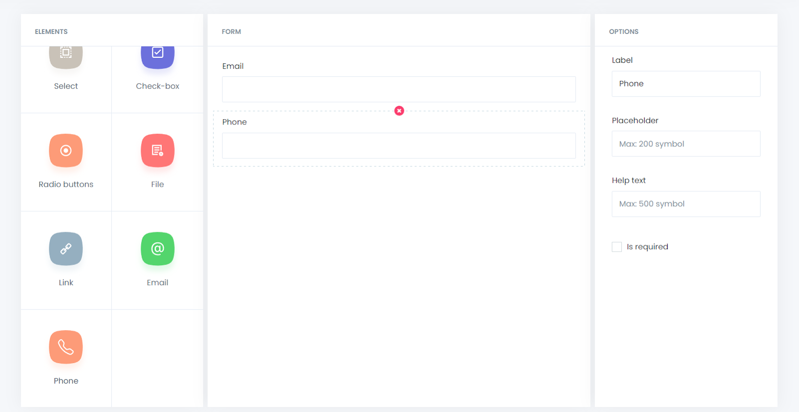 Changes on Custom Forms