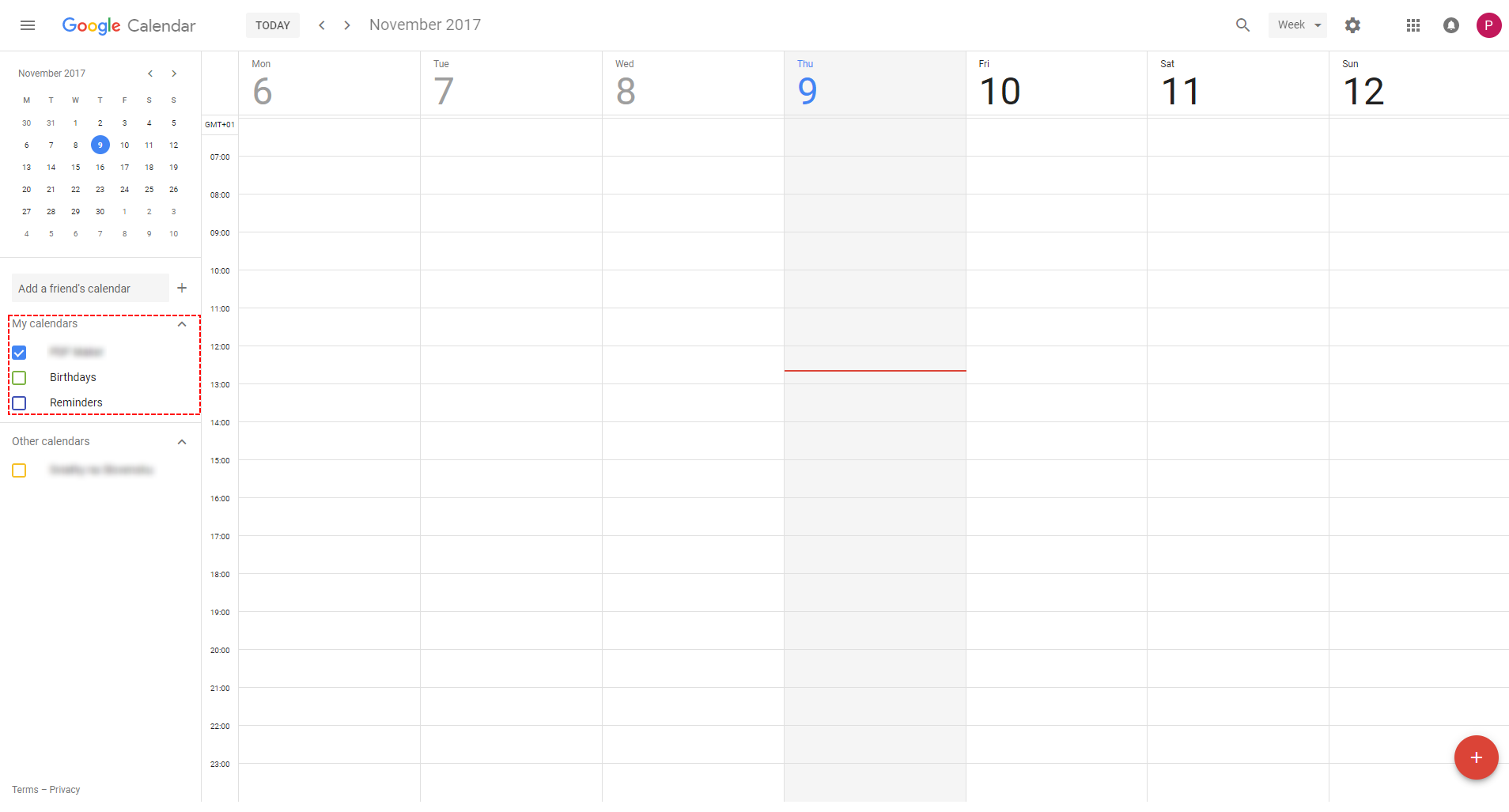 Share calendar