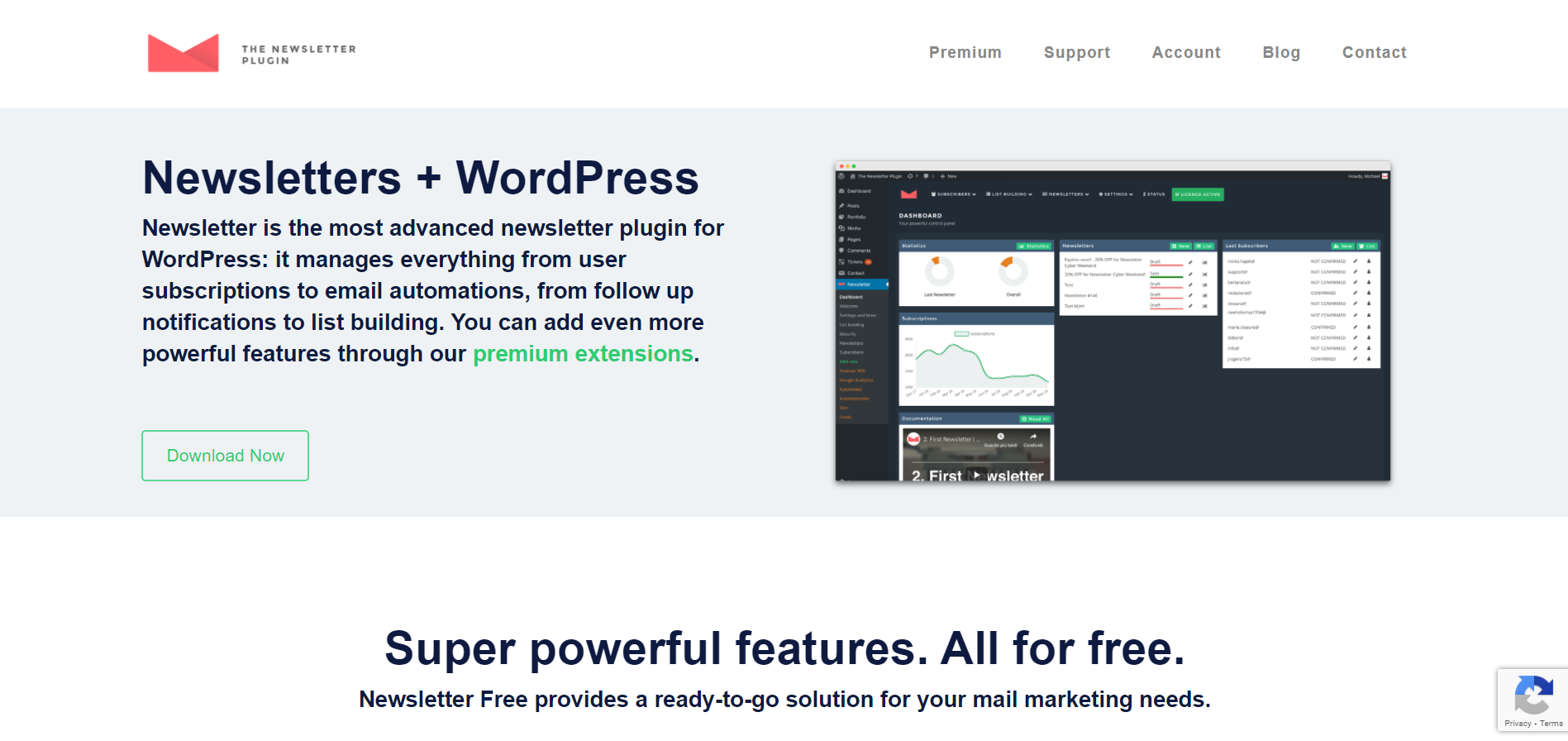 how to setup a newsletter in wordpress