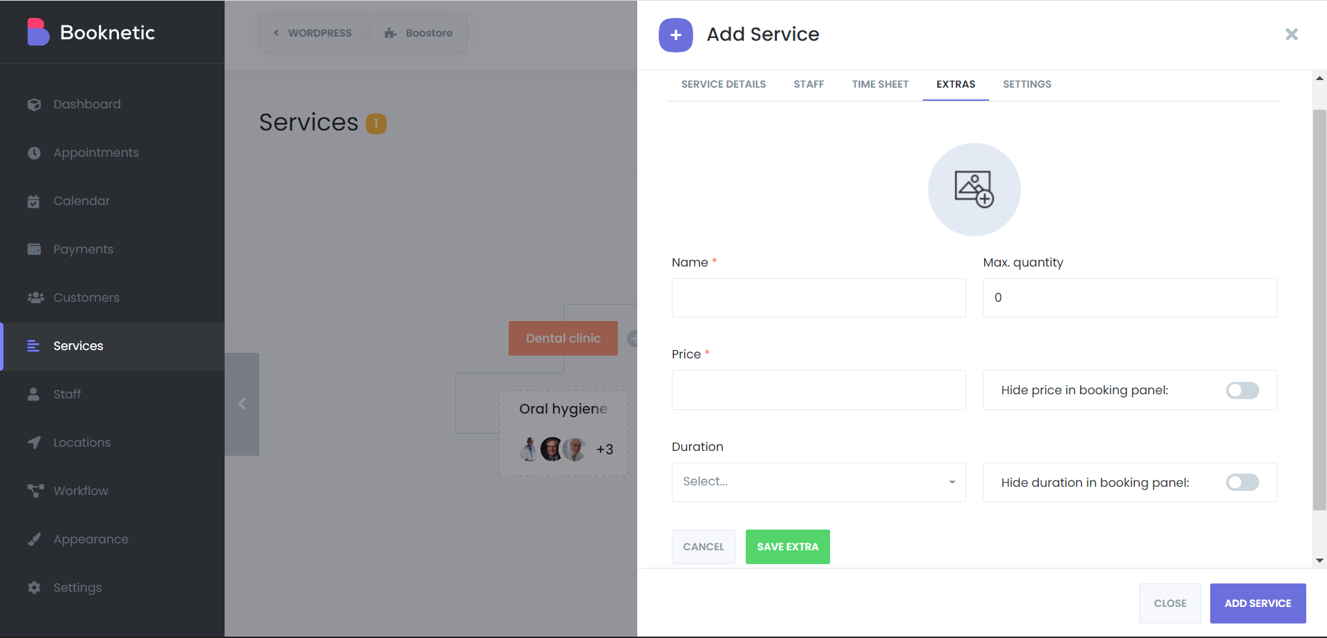 Booknetic services documentation