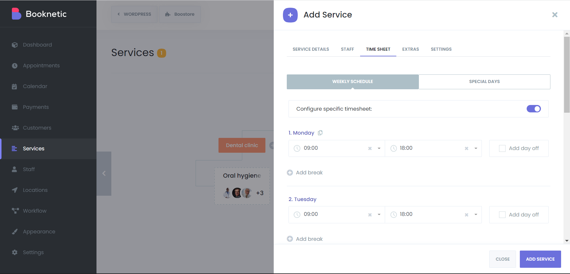 Booknetic services documentation