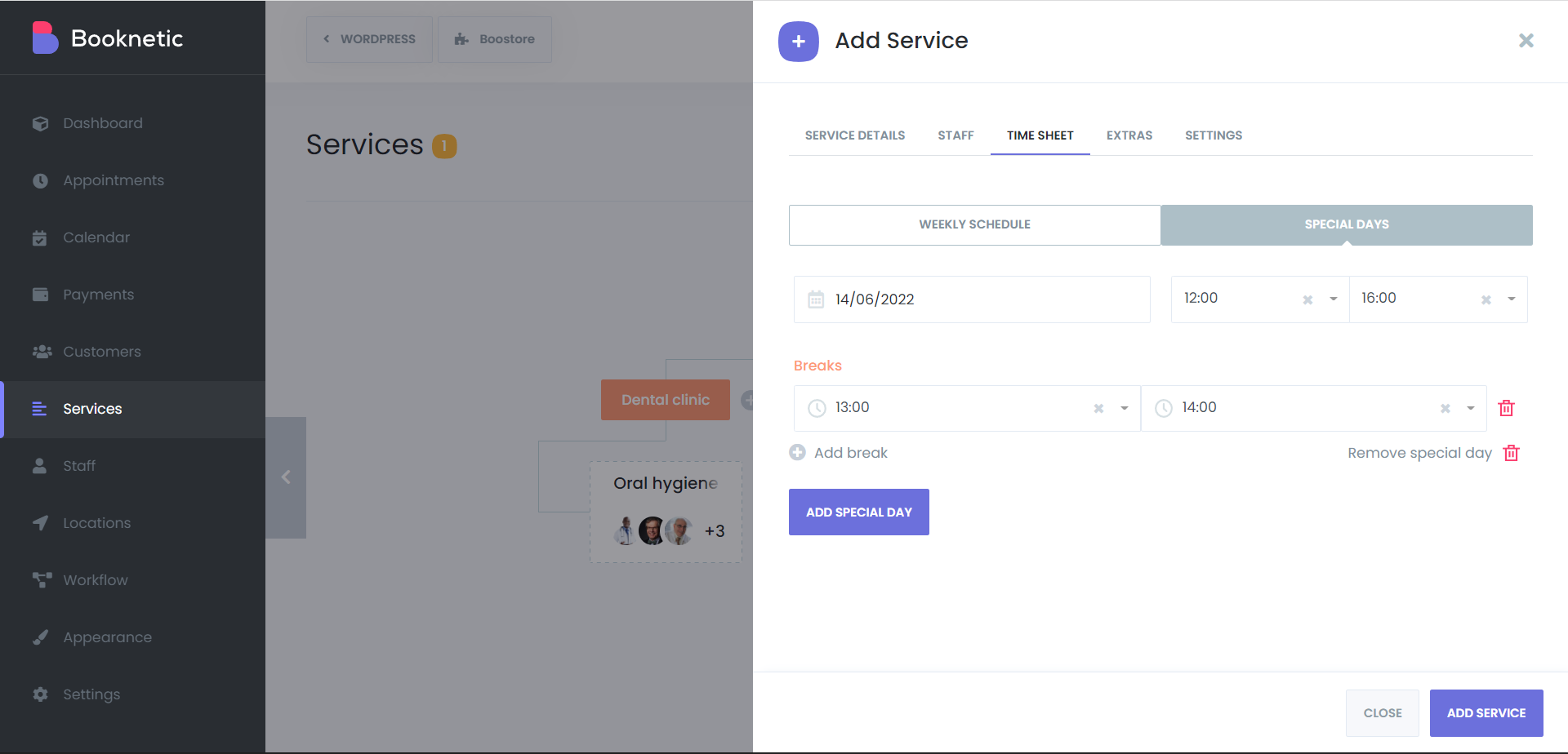 Booknetic services documentation