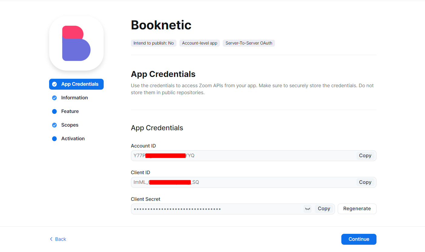integrate Zoom into Booknetic