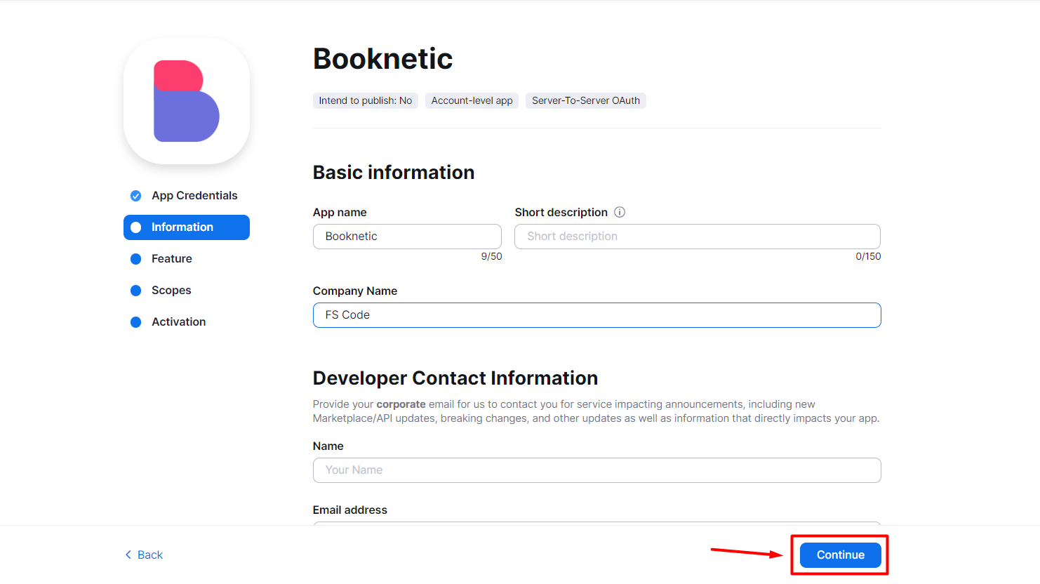 integrate Zoom into Booknetic