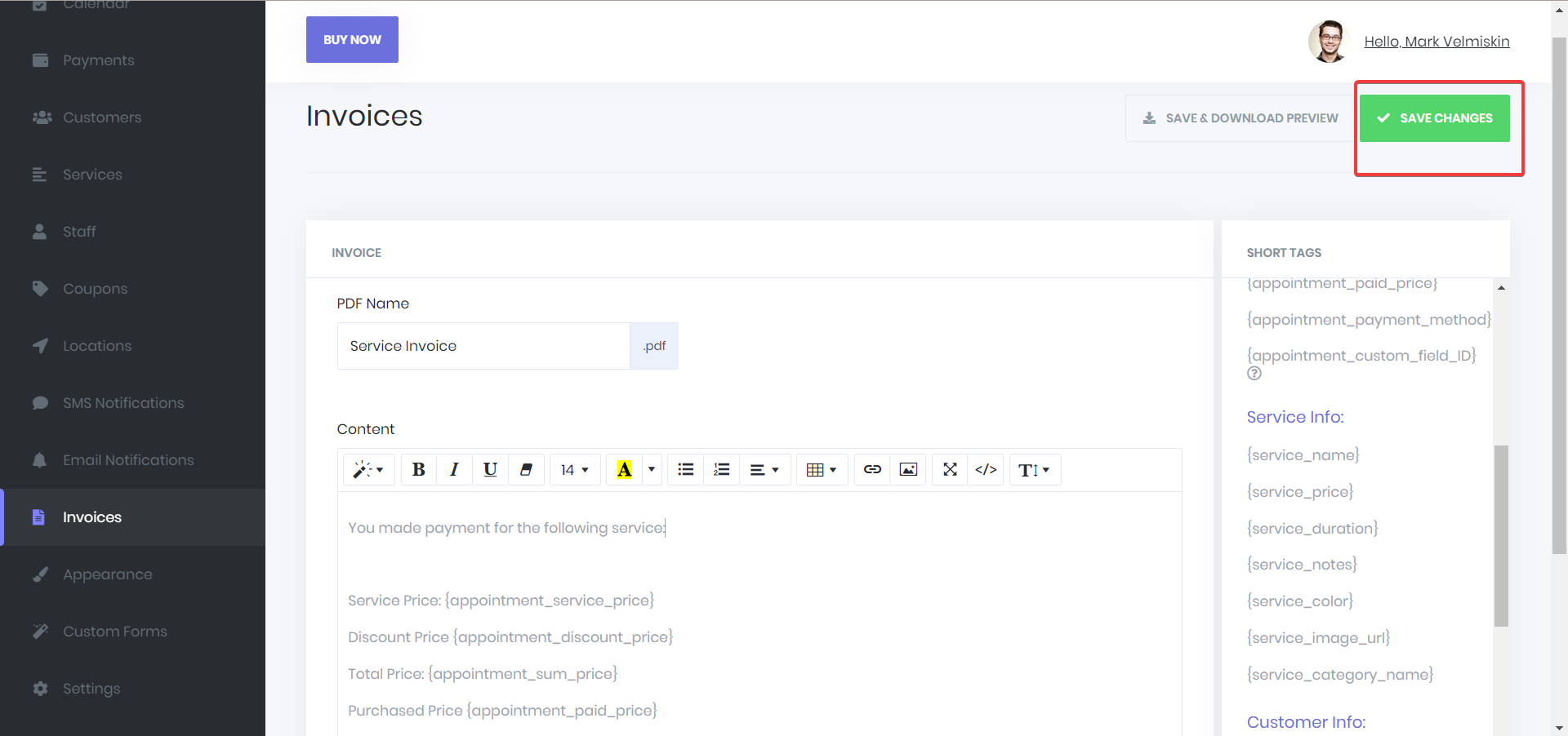 invoicing