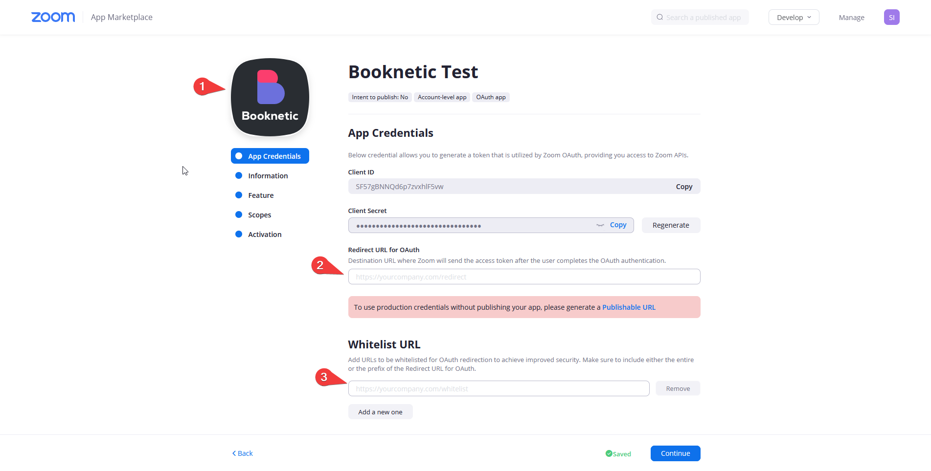 Integrating Zoom to Booknetic SaaS