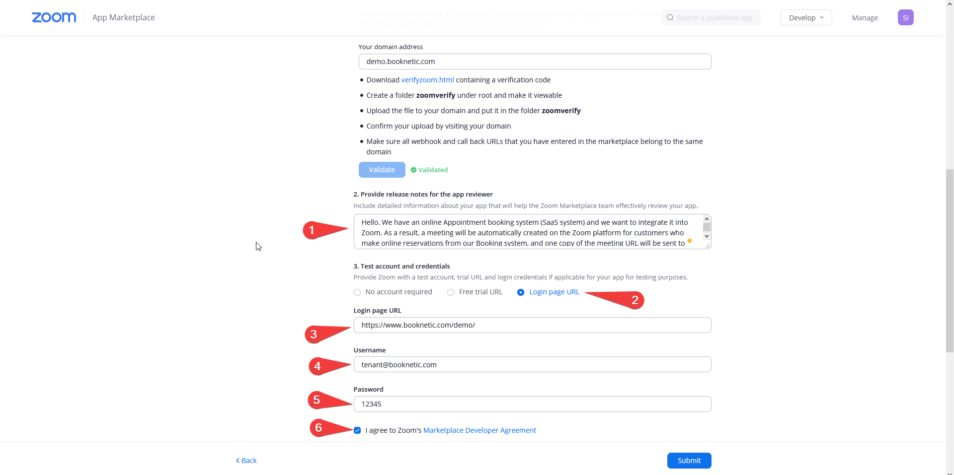 Integrating Zoom to Booknetic SaaS