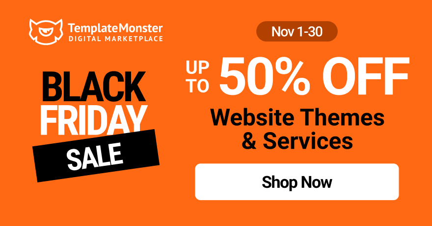 template monster sale up to 50% image