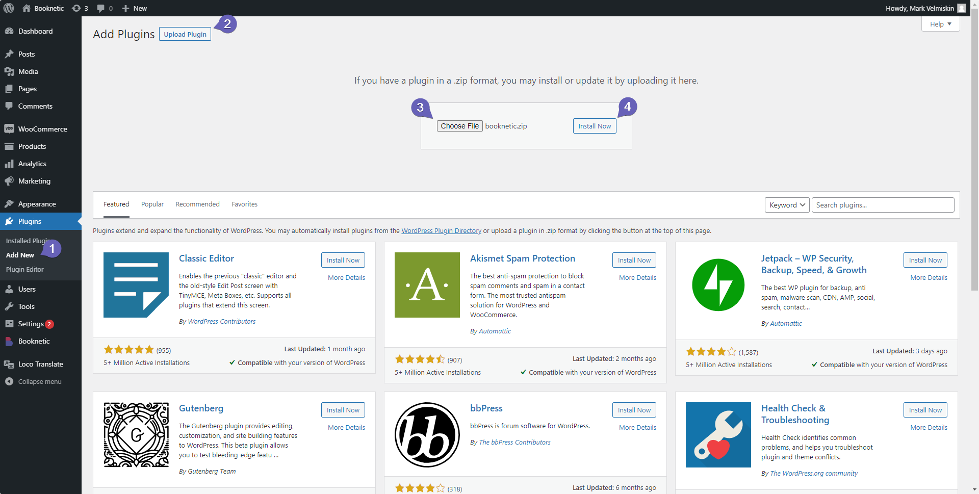 wordpress appointment booking plugin for nutritionists installing