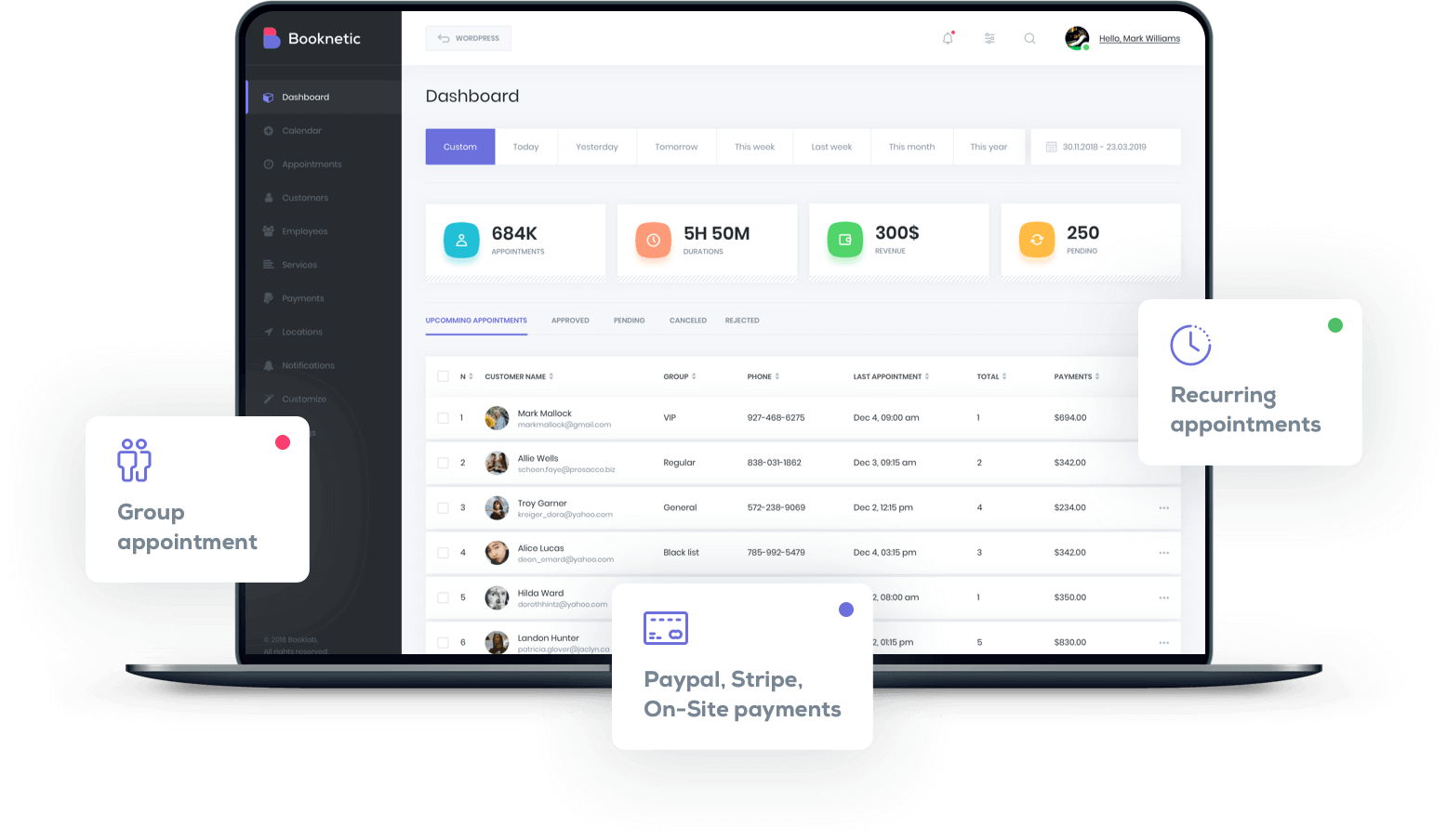 booknetic appointment booking plugin