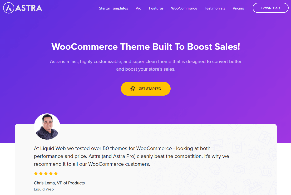 astra best woocommerce wordpress themes