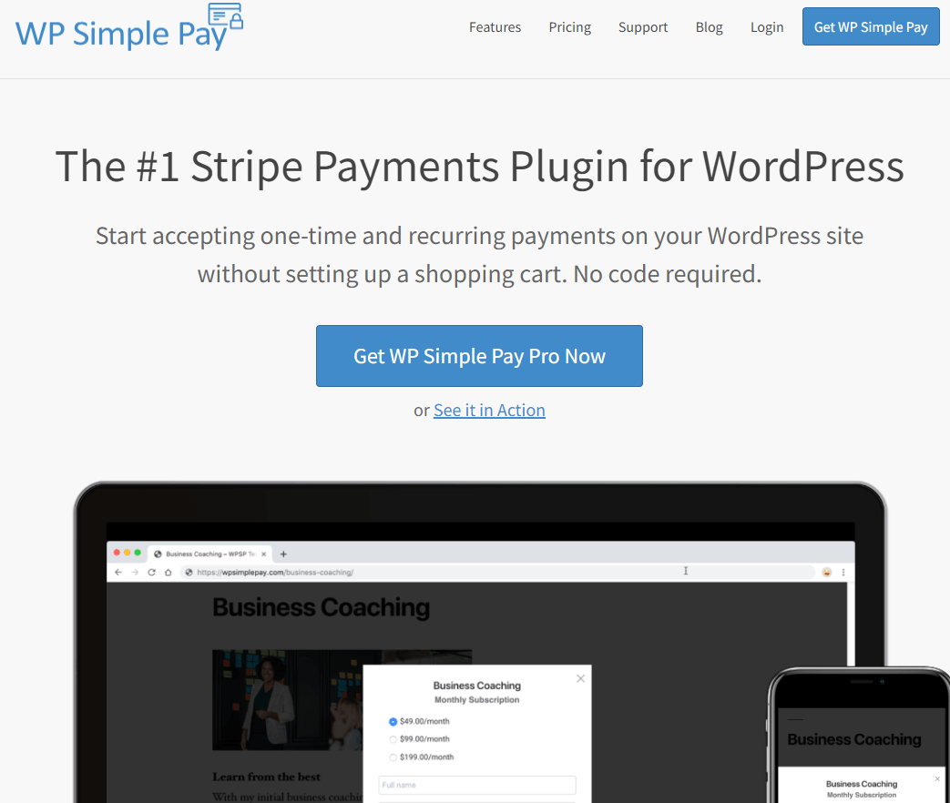 wp simple pay
