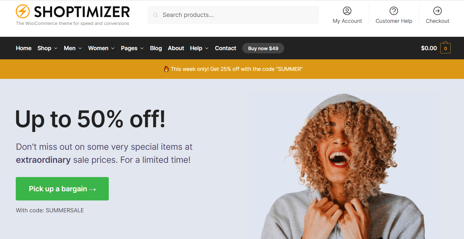 shoptimizer woocommerce wordpress themes