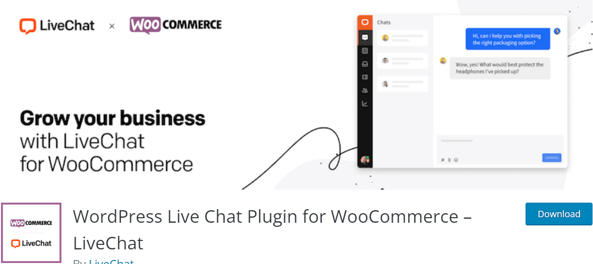 livechat best woocommerce plugins