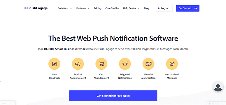 pushengage wordpress lead generation plugins