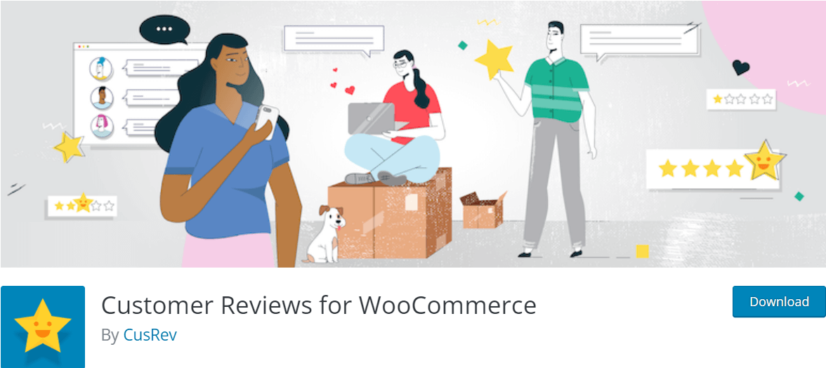 customer reviews for woocommerce