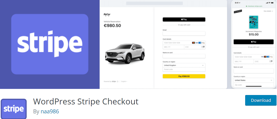 stripe checkout wordpress payment plugins