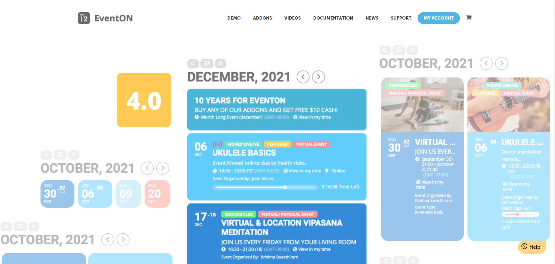 event on, Bestes WordPress-Kalender-Plugin zur Verwendung