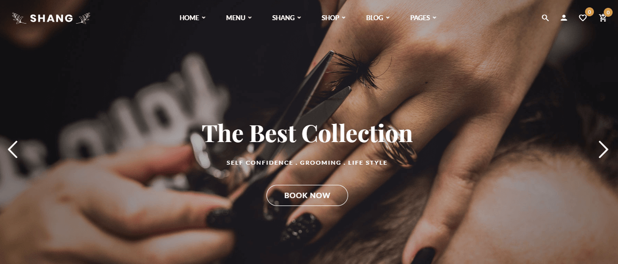 Beispiele für Friseursalon-Website-Vorlagen, Friseursalon-Website-Vorlage