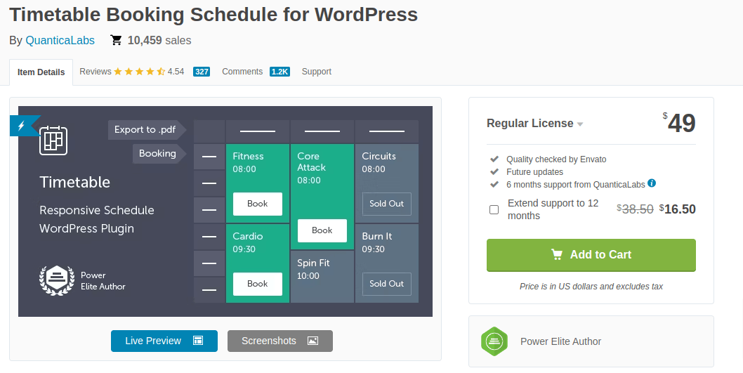 timetable, Bestes WordPress-Kalender-Plugin zur Verwendung