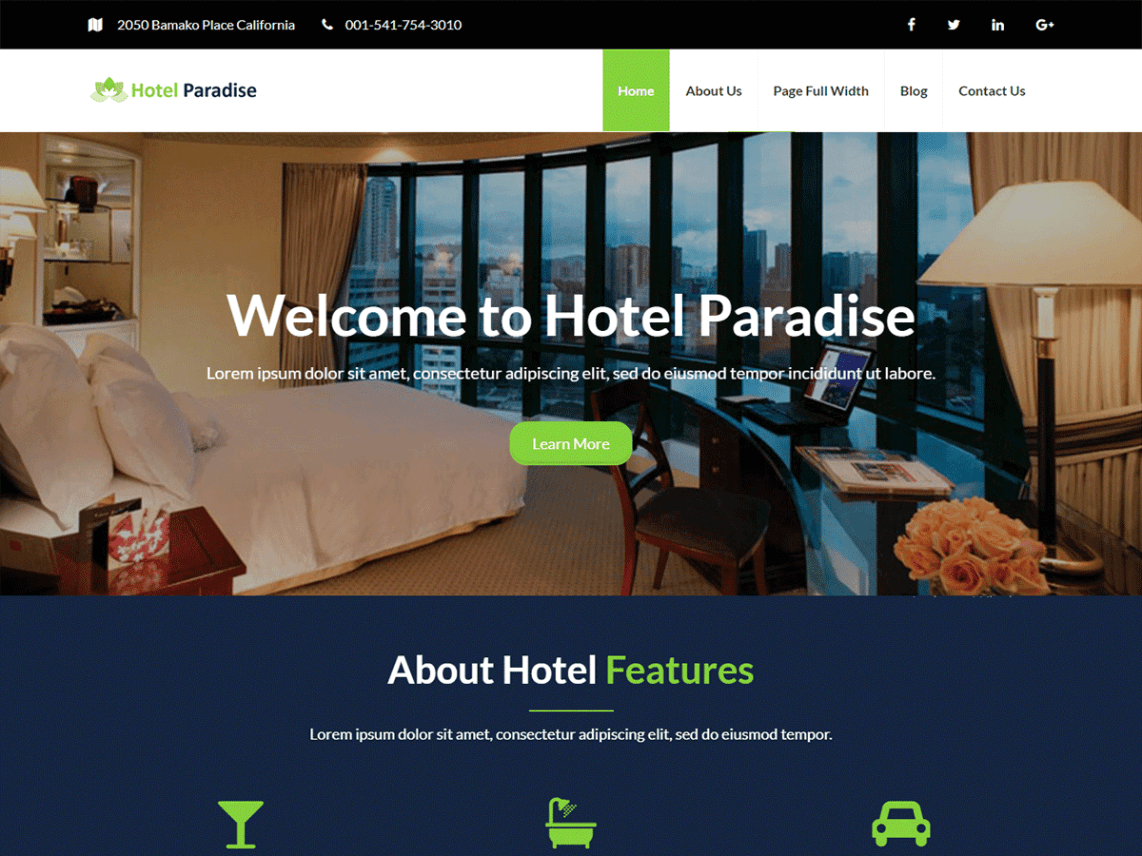 beste kostenlose WordPress-Themen für Hotels