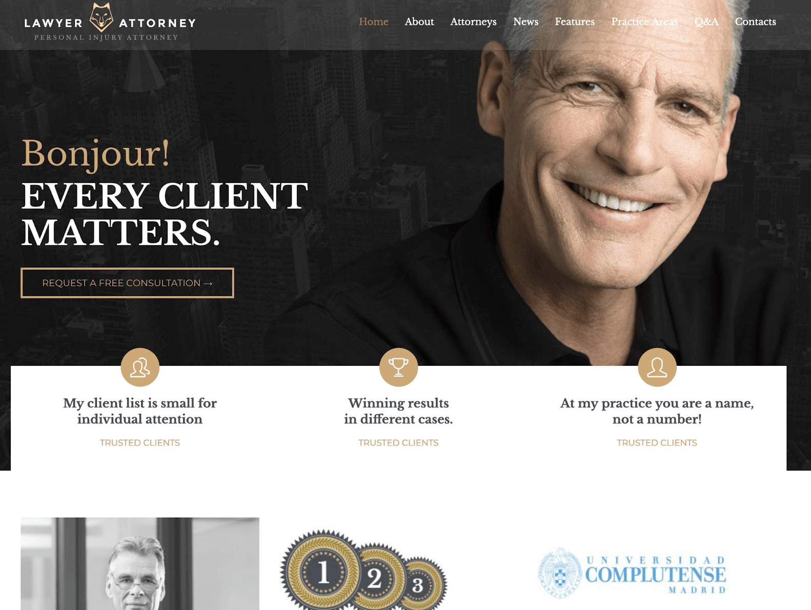 best law firm website themplates lawyer&attorney