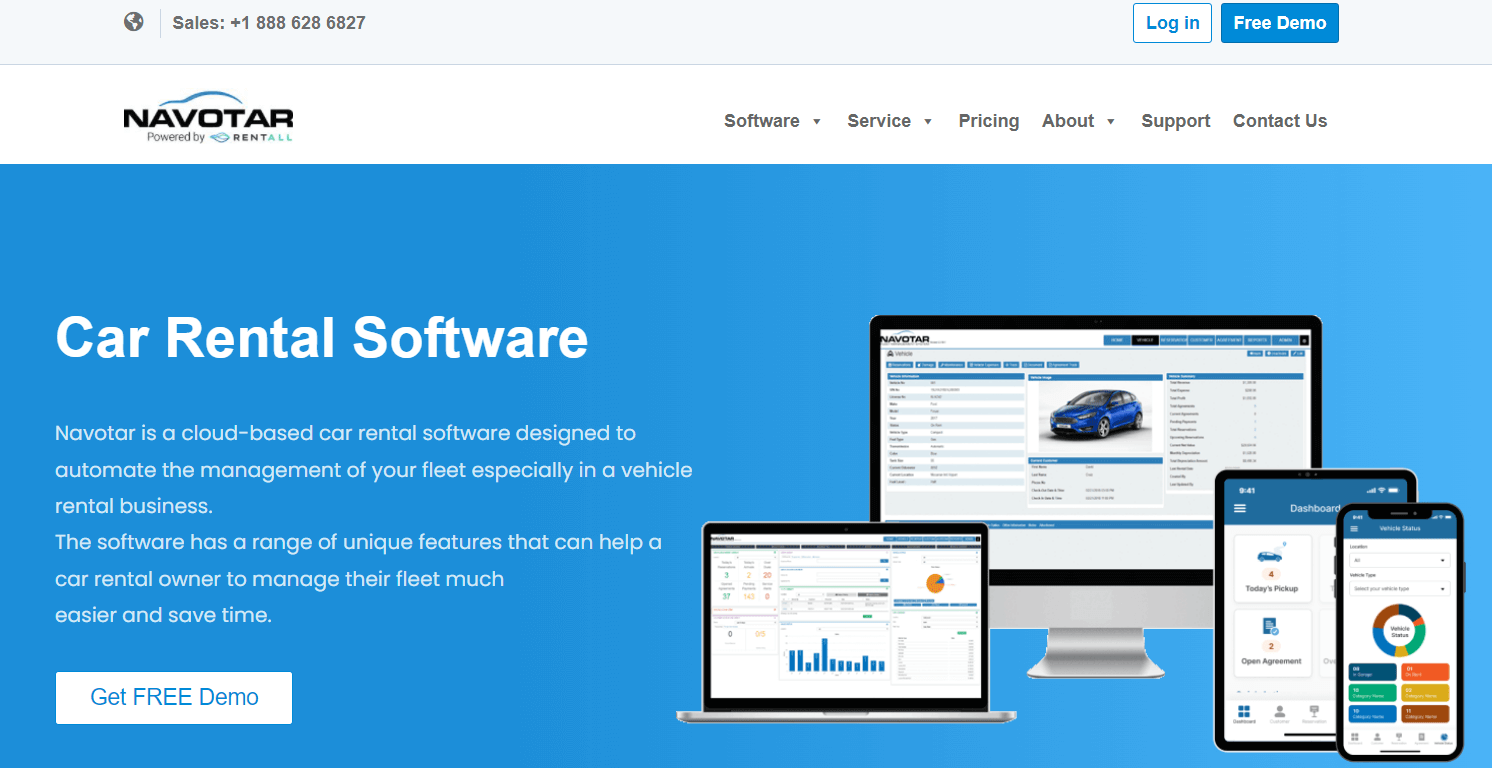 novator car rental booking software