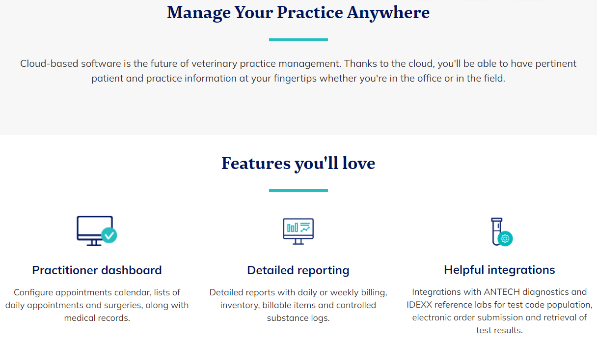 evetpractice vet clinic management software