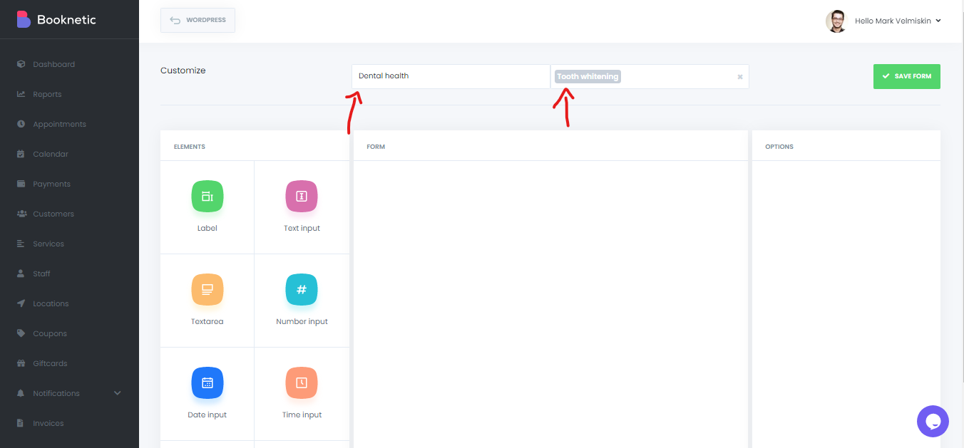 add a booking service