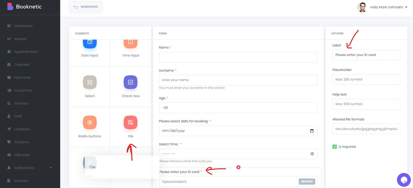 How to create a free Booking Form in WordPress