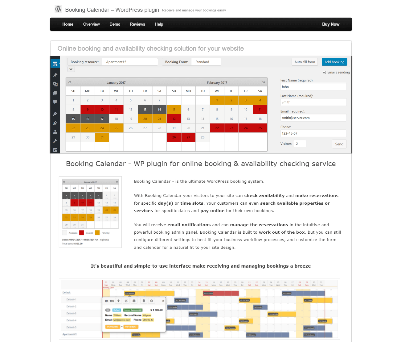 class booking system