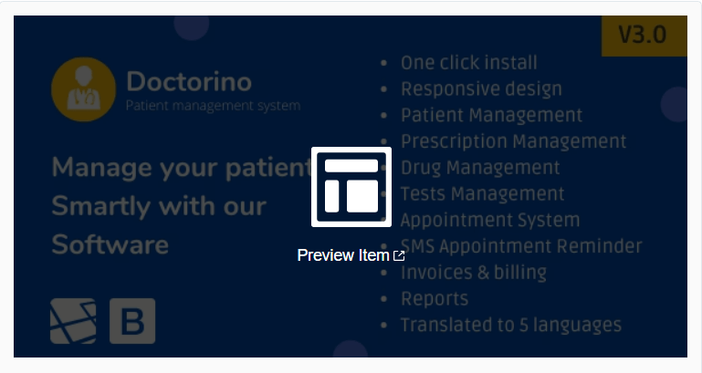 Patientenmanagement-Plugin für WordPress Doctorino
