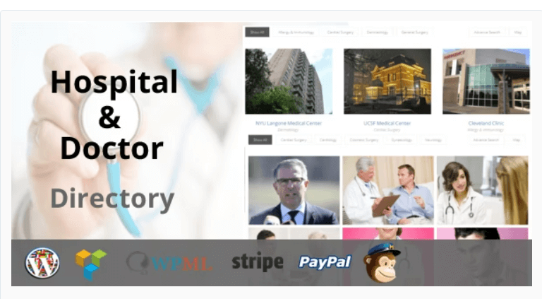Hospital und Doctor Directory Plugin für WordPress
