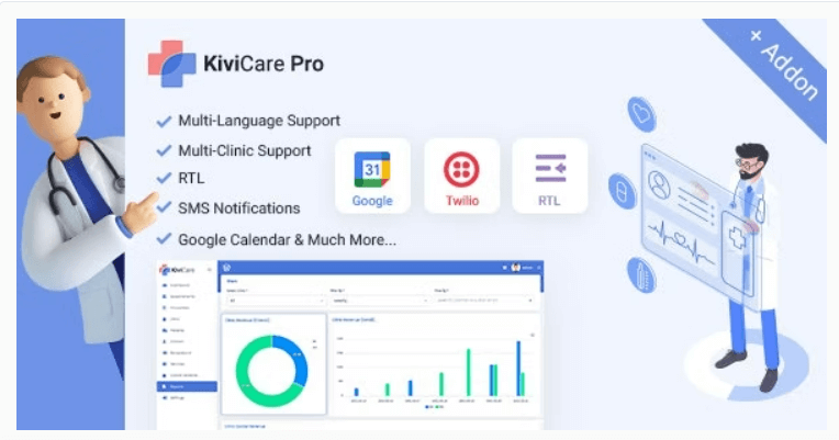 KiviCare Patientenmanagement-Plugin für WordPress KiviCare