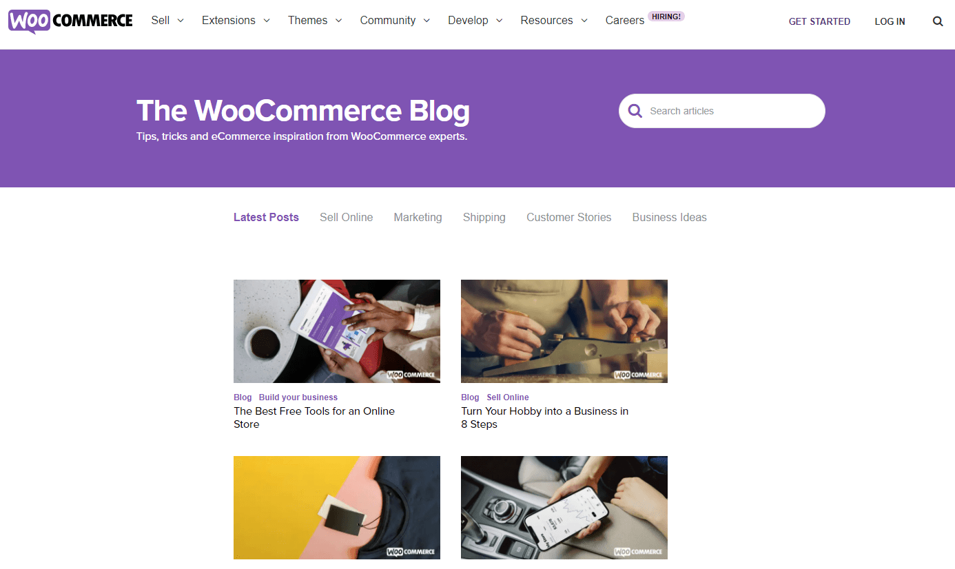 woocommerce wordpress blgos to read