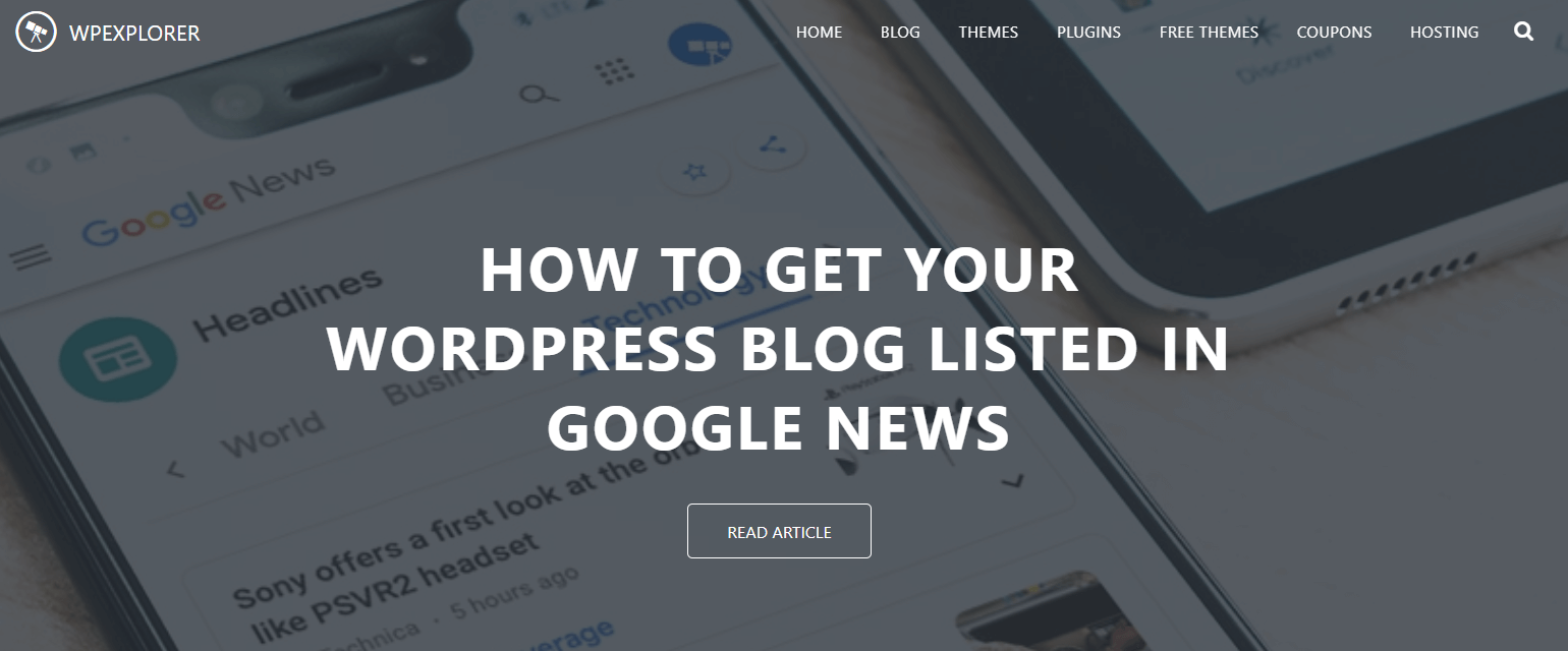 wp explorer wordpress blogs to read