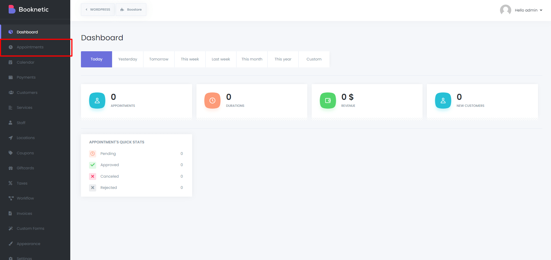 dashboard