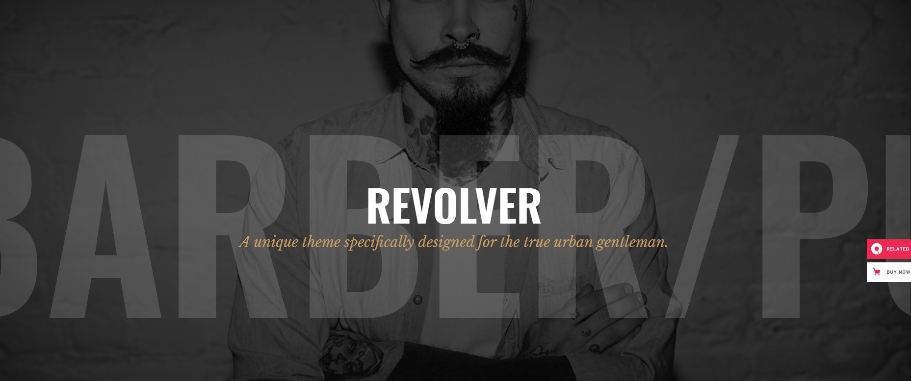 Revolver tattoo theme for wordpress