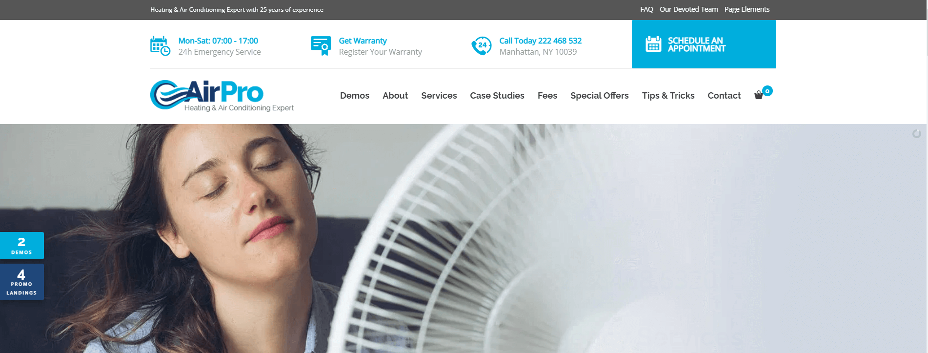 airpro car repair wordpress themes