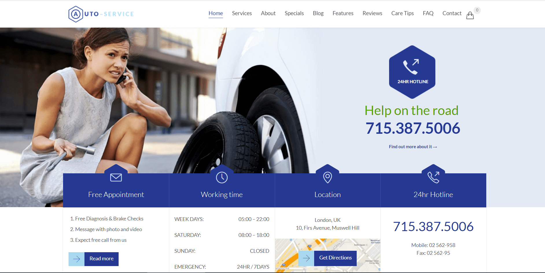 auto reapir and car mechanic wordpreee themes