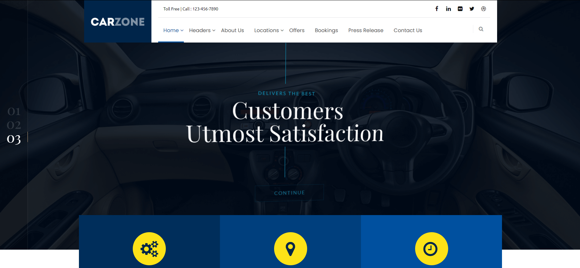 carzone car repair wordpress themes