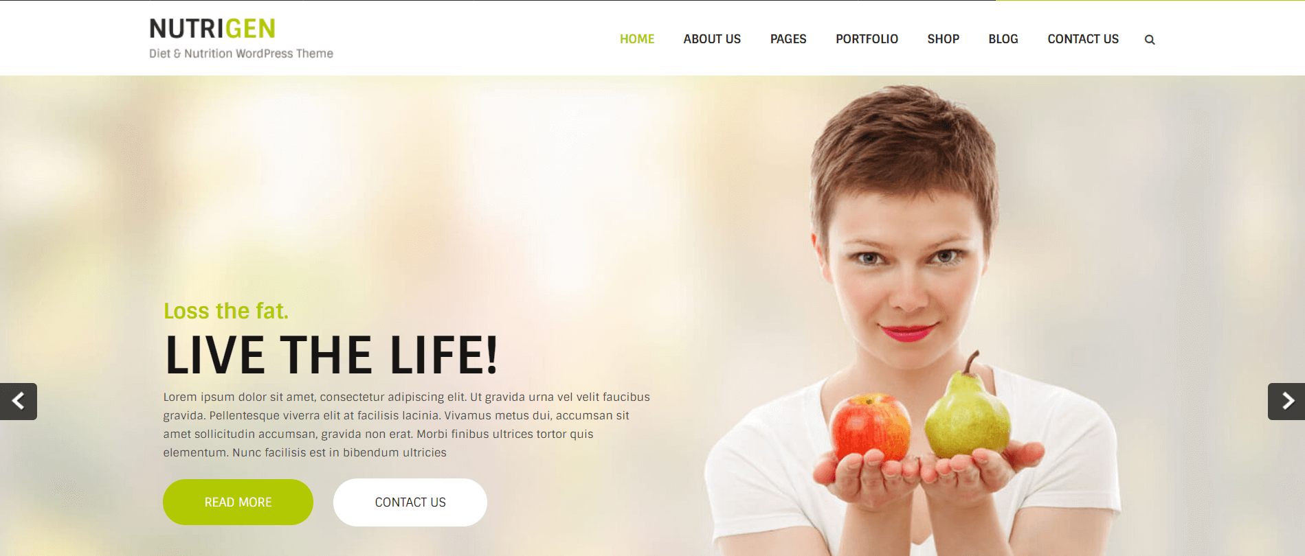  nutrigen wordpress nutrition theme