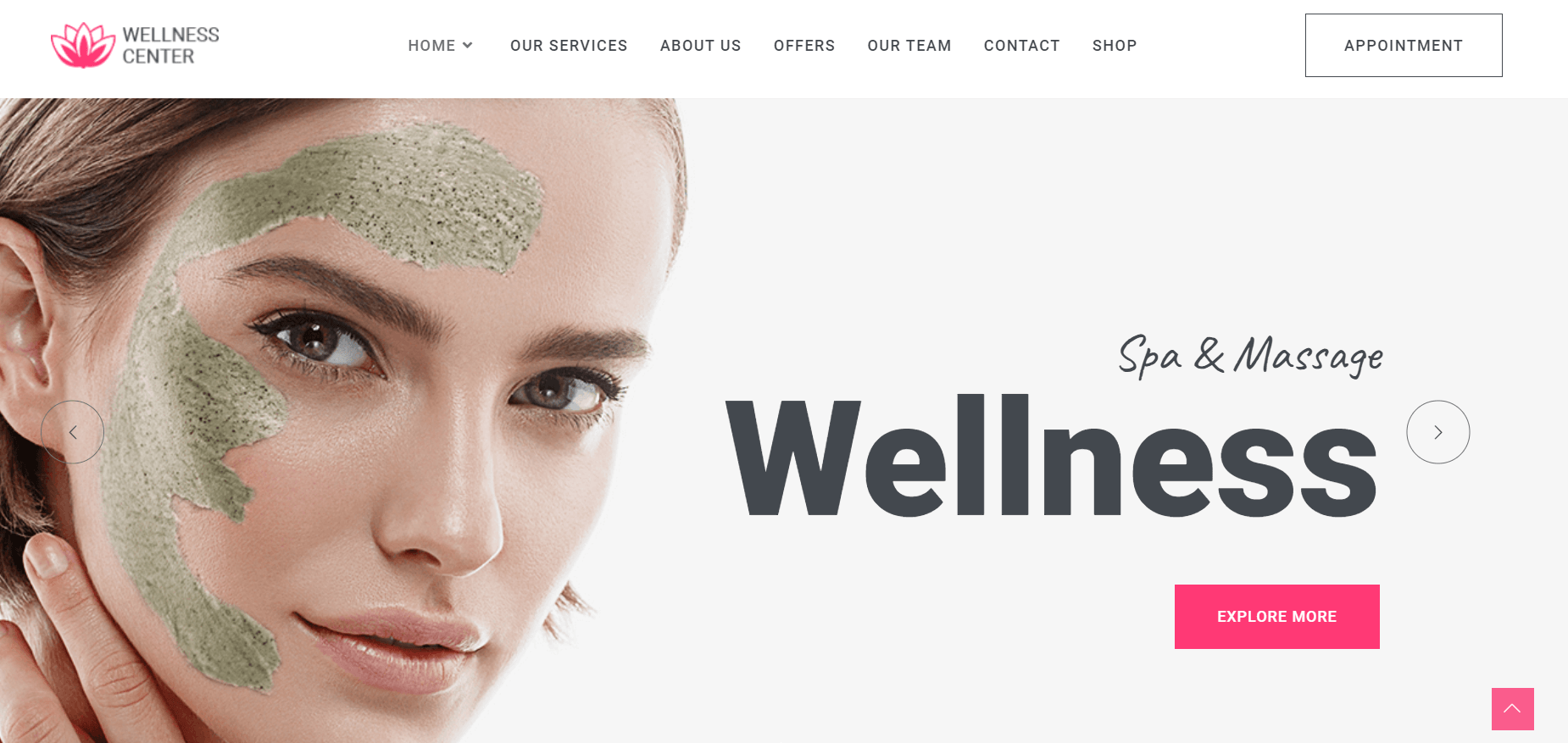 wellness center best skin care wordpress themes