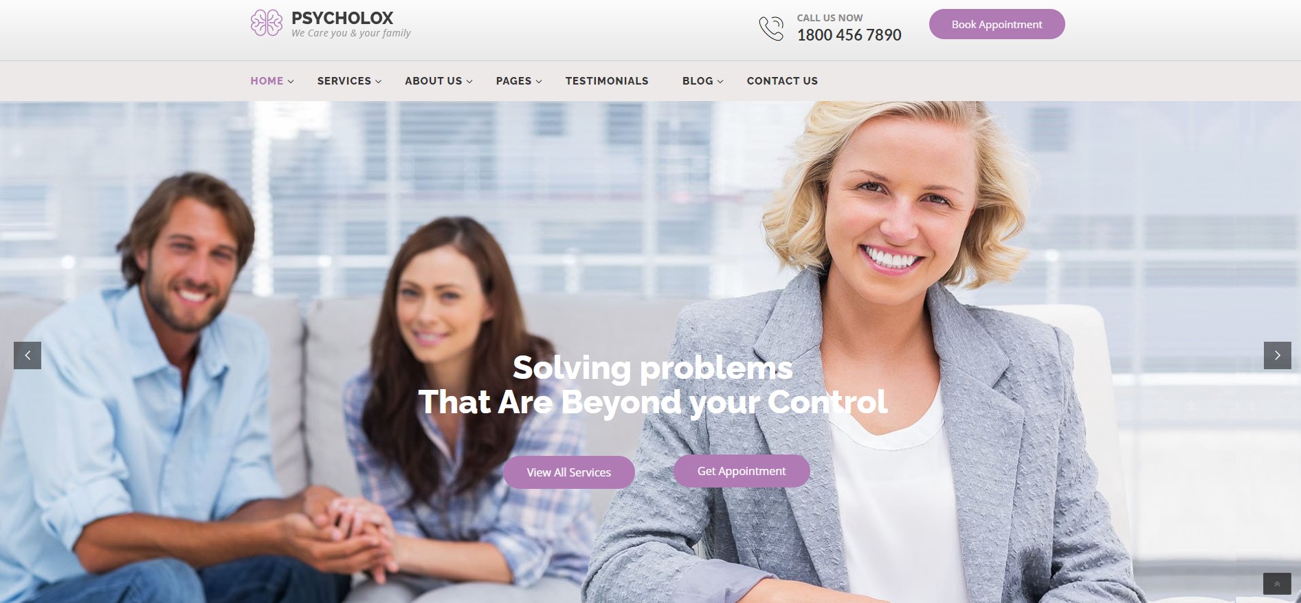 Psycholox Psychology & Counseling WordPress Theme