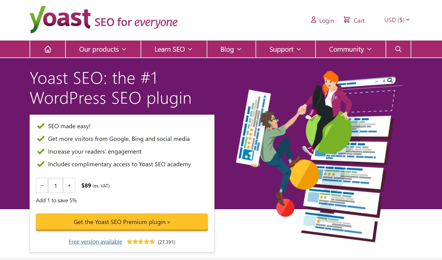 Yoast SEO wordpress plugin for photographers