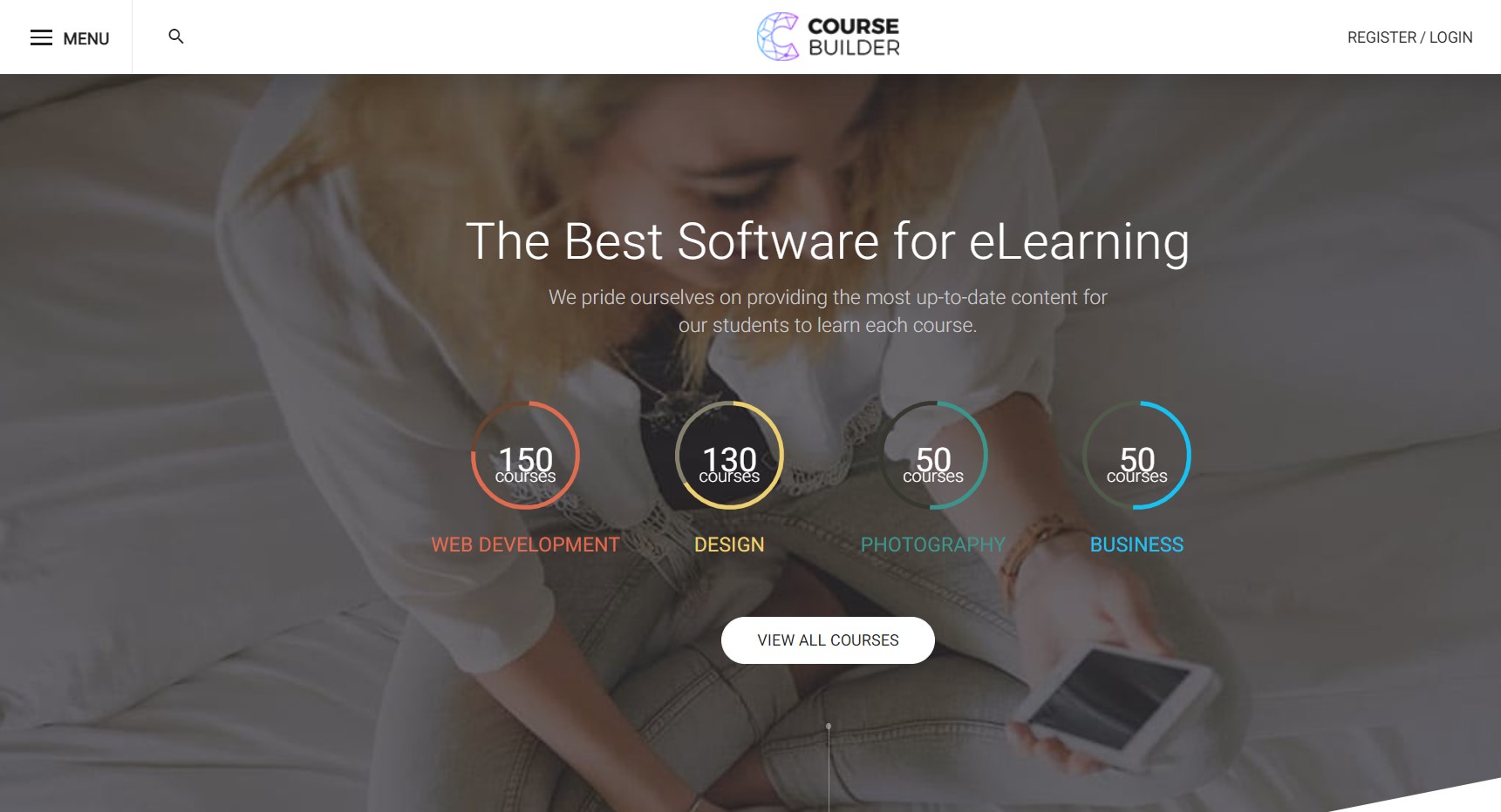 Course Builder WordPress-Theme für Bildungswebsites