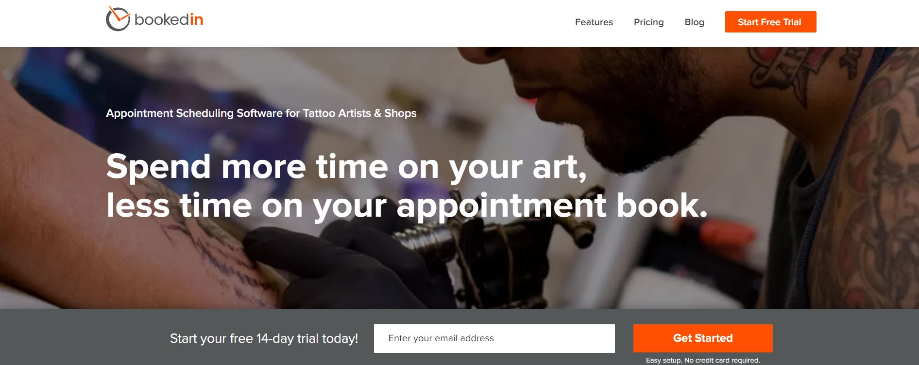 Bookedin Tattoo-Terminbuchungssystem für WordPress